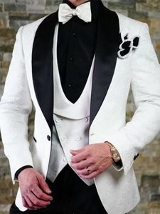 Trajes para hombre, traje de hombre en relieve personalizado, chaqueta, Blazers, disfraz de Halloween, elegante para hombre de lujo, conjunto de tres piezas para boda