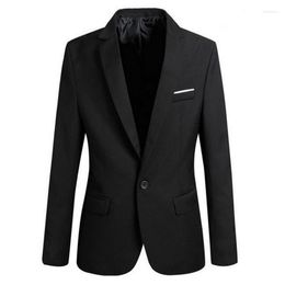 Herenpakken dihope 2023 Men Slim fit kantoor blazer jas mode solide heren pak trouwjas casual zakelijk mannelijk