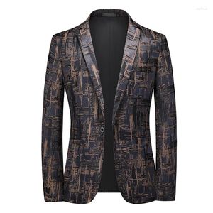 Costumes pour hommes Butique Butique Blazer Casual personnalisé motif de conception robe de soirée Suit Blazers Slim Fit Jacket