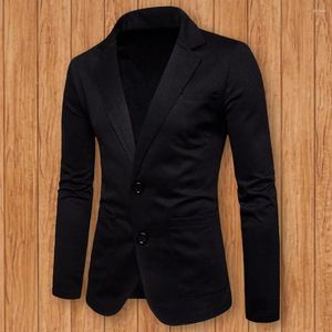 Costumes pour hommes formels hommes Blazer manches longues tout match Super doux Style coréen coupe ajustée