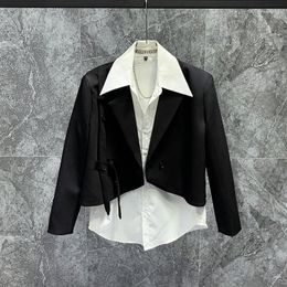 Herenpakken GH0711 Fashion Men's Coats Jackets 2023 Runway Luxury European Design Party Style kleding