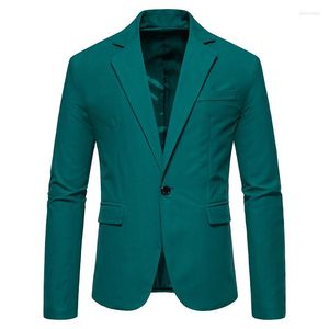 Costumes pour hommes vert daim cuir Costume veste hommes 2023 marque unique bouton smoking Blazer manteau dîner fête formel sport Costume Homme XXL