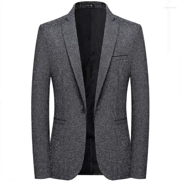 Costumes pour hommes Blazer de haute qualité Style britannique Mode Robe de soirée d'affaires Casual Entretien d'embauche Élégant Gentleman Slim Fit Veste