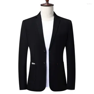 Herenpakken hoogwaardige blazer Italiaanse stijl elegante mode high-end eenvoudige zakelijke casual gentleman's formele gepaste jas
