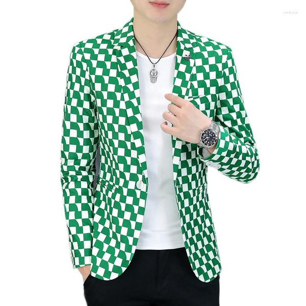 Costumes masculins Blazer Blazer Coréen Version Tendance Business Casual Elegant Fashion haut de gamme Simple Shopping Gentleman Suit Jacket
