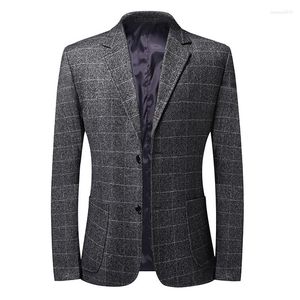 Herenpakken Hoge kwaliteit Blazer Heren Italiaanse stijl Hoog niveau Eenvoudig Zakelijk Casual Elegante mode Herenkostuum Professionele slijtage