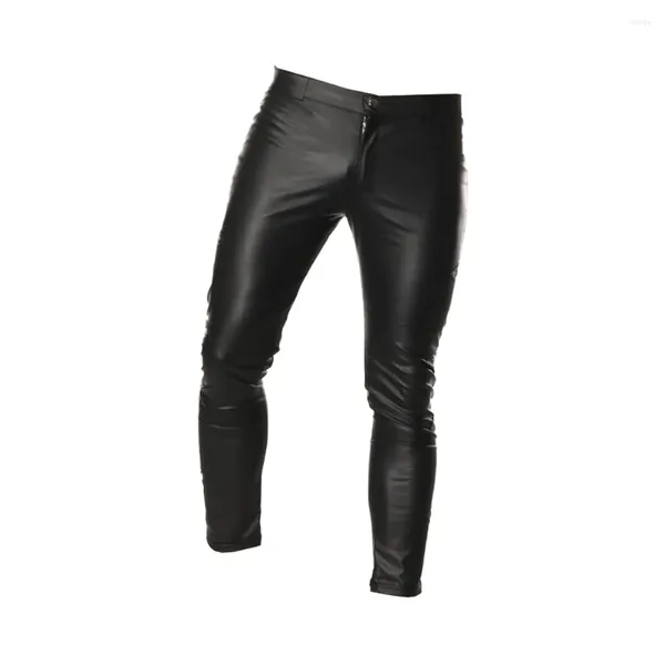 Ternos masculinos de cintura alta leggings calças compridas night club men stage outfit homem