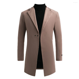 Trajes para hombres Otoño Invierno Hombres Traje Chaquetas Abrigo de manga larga Moda Sólido Copo de nieve Cortavientos Slim Fit 1103