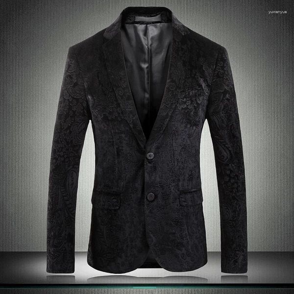 Costumes masculins homme Blazer British Style Single Breasted Wedding Party Men Suit Jacket Hight Quality Slim and Jackets 5xl