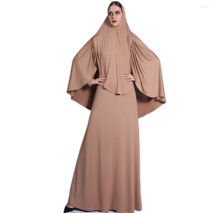 Costumes pour hommes Robes Maxi pour femmes Plus Taille Ramadan Robe nationale musulmane Robe plissée Turban Ensemble 2 pièces Rétro Robe respirante en soie de lait