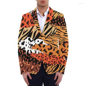 Herenpakken heren blazer 3D -printen Harajuku oversized kleding jonge lente casual stijl mannen sport groothandel dropship