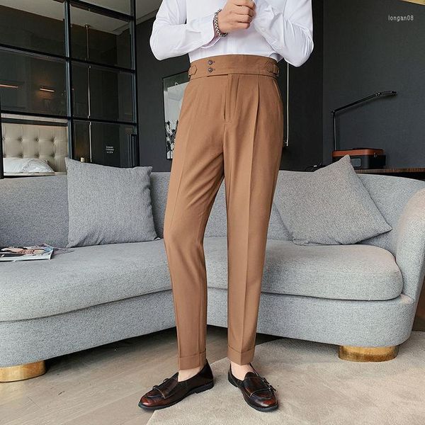 Costumes pour hommes Pantalons de costume pour hommes Mode coréenne Slim Fit Casual Business Classic Pantalons Summer Streetwear Dress Straight Pant Male B80