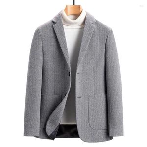 Herenpakken Mannen Blazer Jas Lente En Herfst 2023 Middelbare Leeftijd Pak Jas Vader Dunne Business Casual Jurk enkele Incerun