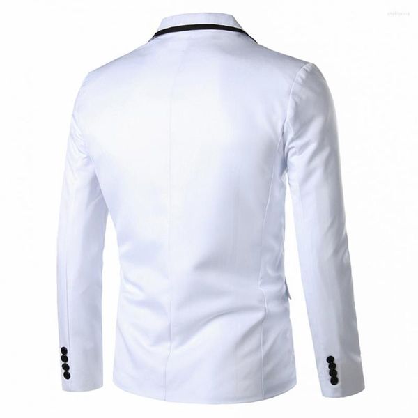 Costumes pour hommes Blazer Blazer Outwear Tous Match One Iron One Button Costume Coat Veste pour usure quotidienne