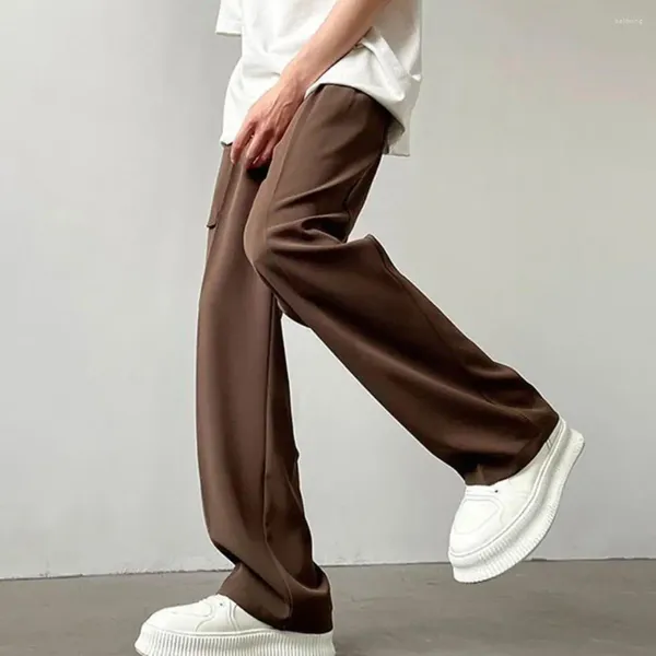 Costumes pour hommes pantalon de costume décontracté pour hommes avec une taille large ajusté pour le style commercial formel usure de bureau droit