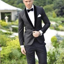 Costumes pour hommes Costume Smolking Noivo Slim Fit soirée mariage Blazer marié Tuxedos veste avec pantalon Costume Homme