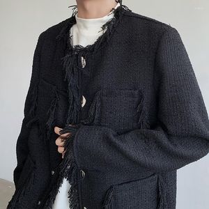 Costumes pour hommes Hommes Gland Lâche Casual Français Mode Vintage Blazers Costume Veste Homme Femmes Coréen Streetwear Printemps Automne Blazer Manteau Vestes