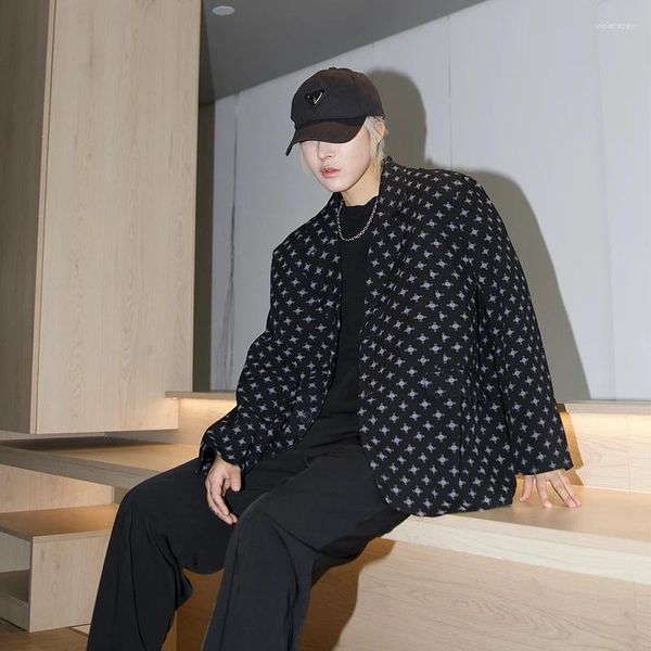 Trajes para hombres para hombres chaqueta blazer nicho personalizado ropa de estilo de estilo único diseñador de moda coreana