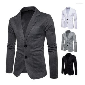 Costumes pour hommes Hommes Casual Slim Fit Gris Costume Blazer Mâle Garçons Grande Taille Printemps Automne Hommes Top Party Wear Xxl