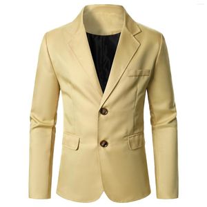 Costumes pour hommes Robe d'affaires formelle pour hommes Mariage Casual Premium Stretch Slim Button Pocket Classic Fit Blazer Stripe Suit Coat Men Elegant Out