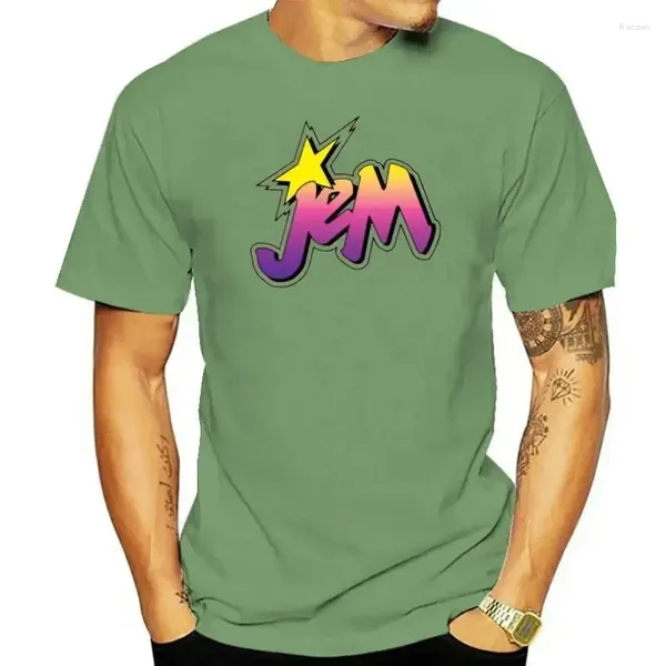 Suits para hombres No.2 A1208 JEM y los hologramas Retro Vintage Cartoon Logo T Shirt TEE personalizado