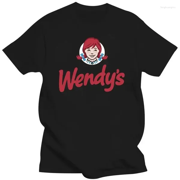 Costumes masculins n ° 2A1258 Wendys Fast Food Restaurant Logo T-shirt