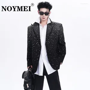 Herenpakken Noymei Persoonlijkheid Niche Diamond Design Spring 2024 Pak Stijlvolle los passende casual mannen Tops WA4377