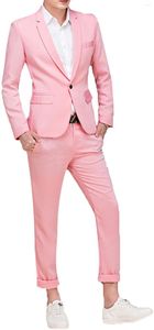 Costumes pour hommes rose/noir/bleu/kaki cran revers blazer pantalon 2 pièces ensembles pour hommes pour marié mariage formel coupe ajustée smoking (veste pantalon)