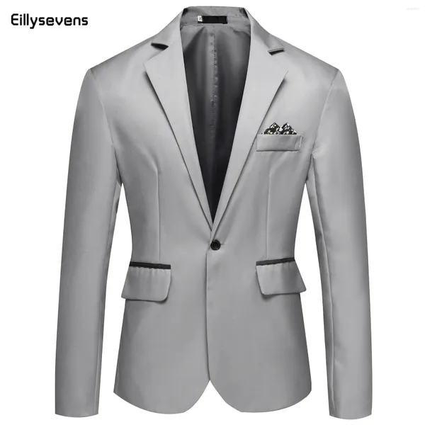 Costumes masculins plus taille 6xl-m pour hommes de mode solide veste de combinaison de haute qualité Business Slim Fit Blazers Forme de mariage social formel Tuxedo