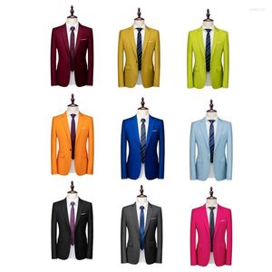 Costumes masculins Plyesxale Corée Fashion Man Blazer Slim Fit One Button Business Blazers Foral For Men Big Size Top Quality Wedding Q979