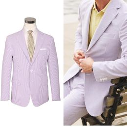 Costumes pour hommes Purple 2 pièces Blazer Pantal