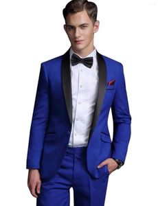 Costumes masculins Slim Fit Blazer SHAWL BUNE ONE BOUTON SUIT JACKET FORMEL