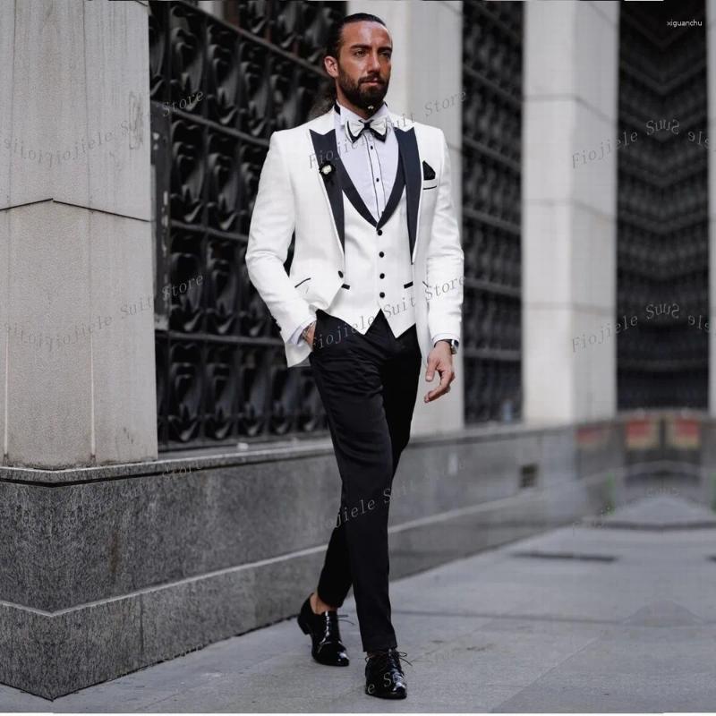 Men's Suits Slim Fit Men Tuxedo Groom Groomsman Business Suit Wedding Party Dress Special Occasions