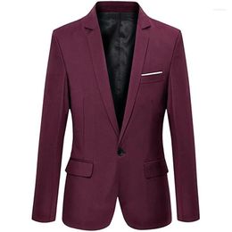 Trajes de hombre Primavera Otoño Blazers Hombres Moda Slim Casual Business Handsome Brand Tops