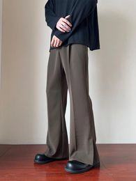 Costumes pour hommes printemps automne mode affaires décontracté pantalons longs costume mâle élastique droit formel pantalon grande taille A04