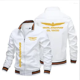 Herenpakken Spring herfst Goldwing GL1800 JAAD Casual Fashion Baseball Uniform Sports Zipper Hooded Pak