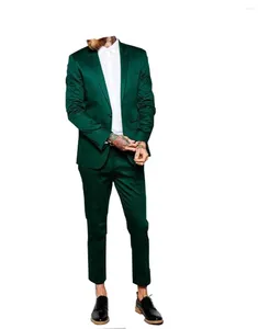 Costume pour hommes costume décontracté 2 pièces pantalons de blazer slim fit veste concepteur de manteau masculin 2024