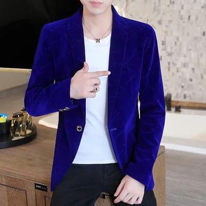 Costumes pour hommes veste de costume printemps et automne Style belle Version coréenne tendance personnalité décontracté mâle Blazers manteau