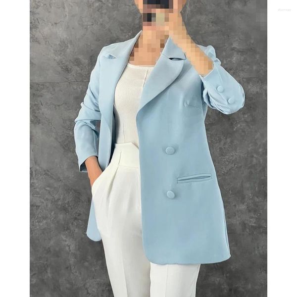 Costumes pour hommes Summer Double Breasted Elegant Women sets Solid Color Tailor Casual High Quality Blazer Business Office Tentitume