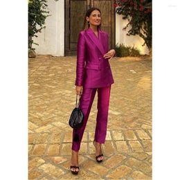 Survêtements pour femmes costume de bureau blazer et pantalon 2023 solide  femme 2 pièces ensembles tenues femmes élégantes pantalons vêtements  vintage