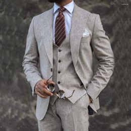 Suisses masculines Terno Masculino de Luxo Casamento Linen Suit Chaquetas Traje Trajes Elegante para Hombres Modernos Ropa Hombre