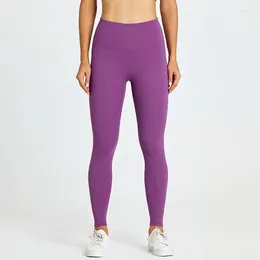 Costumes pour hommes avec logo taille haute pantalons de yoga contour curvy femmes butin push up fitness leggings extensible entraînement course athlétique collants de gymnastique