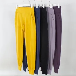 Costumes pour hommes avec logo décontracté taille haute survêtement taille élastique femmes pantalons de jogging conçus pour les déplacements décontracté Fitness Yoga