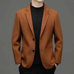 Costumes en laine pour hommes, costume pour automne/hiver 2023, vêtements de styliste de qualité supérieure, manteau réversible de luxe, Business décontracté