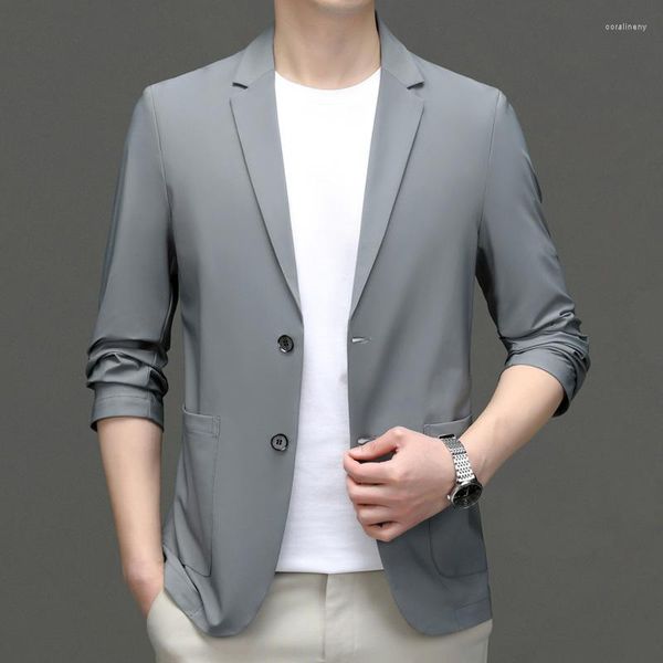 Trajes para hombres Z656-men Chaqueta profesional de ocio de negocios de moda coreana Traje de estilo Yinglun de lujo