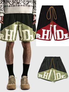 Rhude Shorts Men Desinger Short Fashion Sport Pants Men Dames Lederen shorts US SIZE S-XL