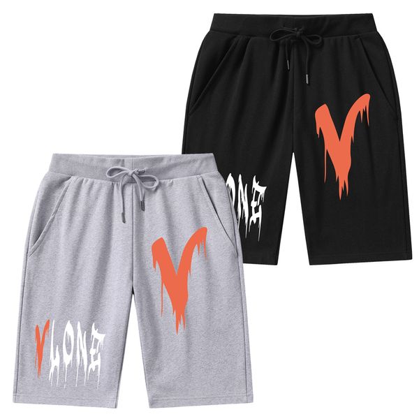 Pantalons décontractés d'été pour hommes VLONE mode Hip Hop lettre impression Shorts jeunesse tendance Shorts pantalons de Jogging amples M-3XL