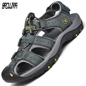 Men's Summer Classic 51901 Zapatos de cuero transpirables genuinos Sandalias Romanas Sandalias 230311
