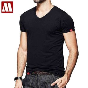 Heren zomer slijtage korte mouwen t-shirt katoen verfrissend t-shirt mannen 16 kleur plus size: S-5XL slim fit Tee Shirts 210716