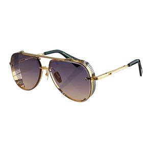 Lunettes de soleil pour hommes pour l'été MC huit édition limitée Style Anti-Ultraviolet rétro plaque lunettes à monture complète boîte d'origine